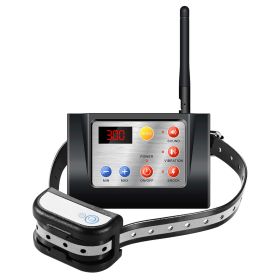 984FT/300M Radius Electric Dog Fence Dog Training Collar IP65 Waterproof Wireless Pets Containment System Rechargeable Dog Receiver Transmitter