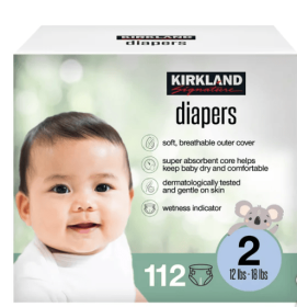 Kirkland Signature Diaper Size 2, 112-count