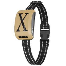 Electric Dog Collar Receiver Anti-Bark Dog Deterrent Training Collar with Beep Vibration Shock Modes for Dog Fence System (Option: erGold)