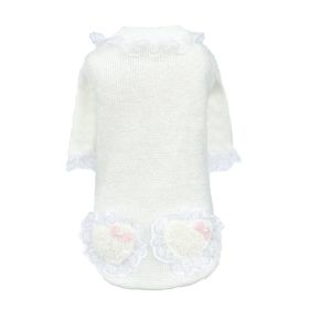 Little Lamb Dog Sweater (Color: , size: SM)
